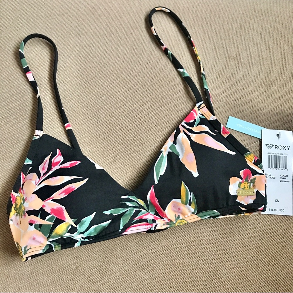 Roxy Garden Surf Bralette Bikini Top